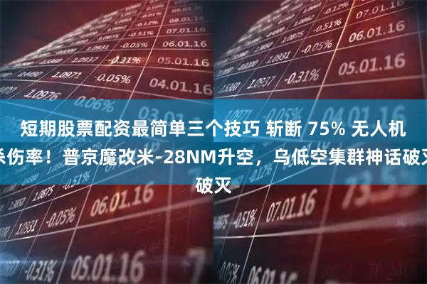 短期股票配资最简单三个技巧 斩断 75% 无人机杀伤率！普京魔改米-28NM升空，乌低空集群神话破灭